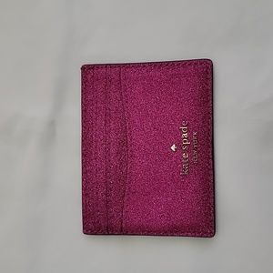 Kate Spade Lola Joley Glitter Card Holder